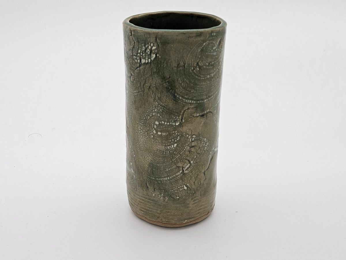 Medium Vase with spiral pattern