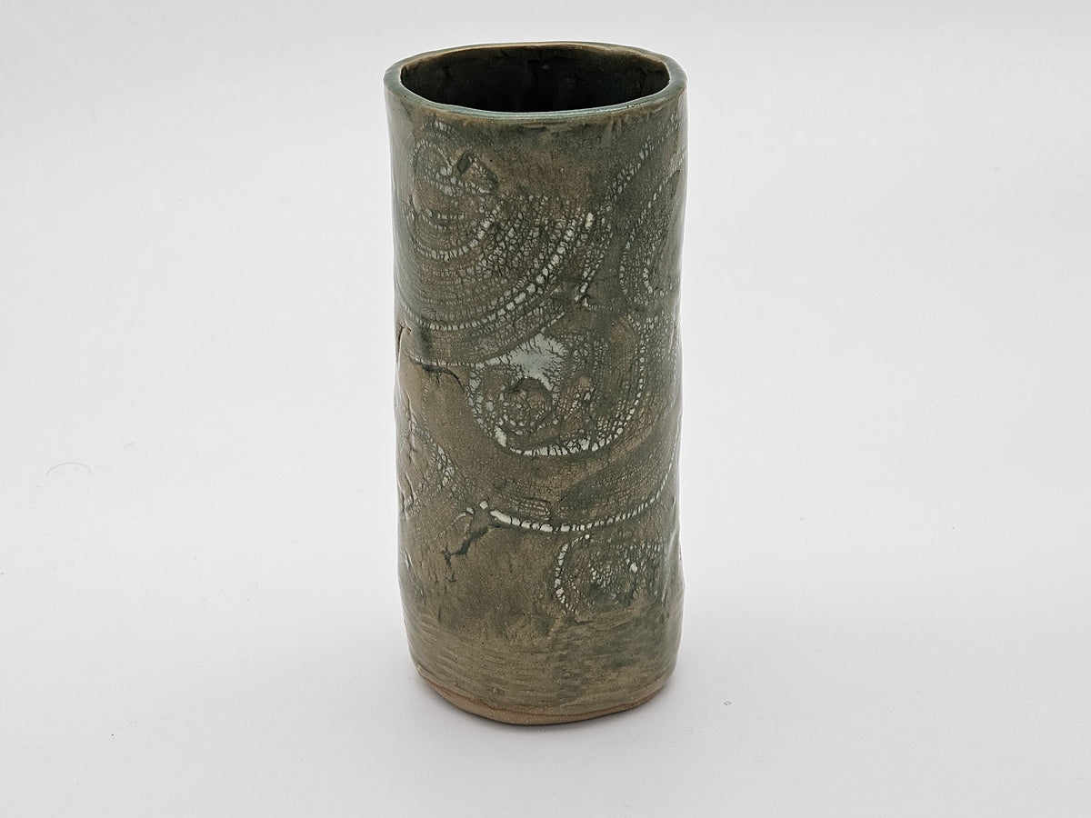 Medium Vase with spiral pattern