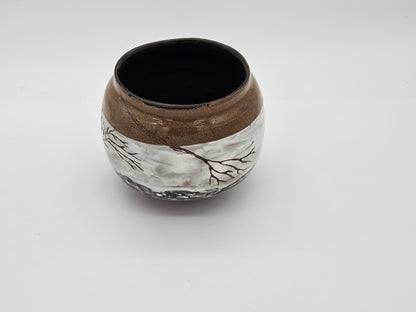 Nature in Moonlight Vase-Carved