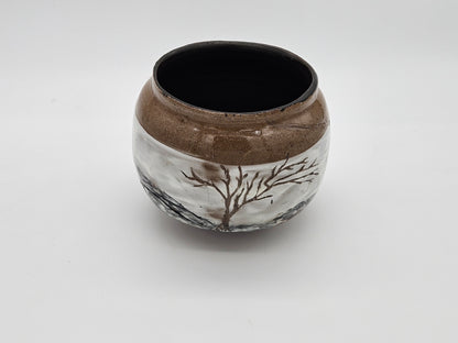Nature in Moonlight Vase-Carved