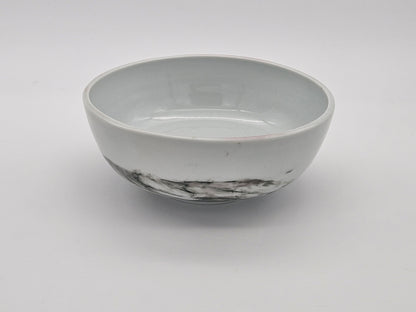 Porcelain bowl - White/Light Mint green