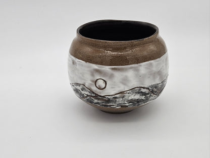 Nature in Moonlight Vase-Carved